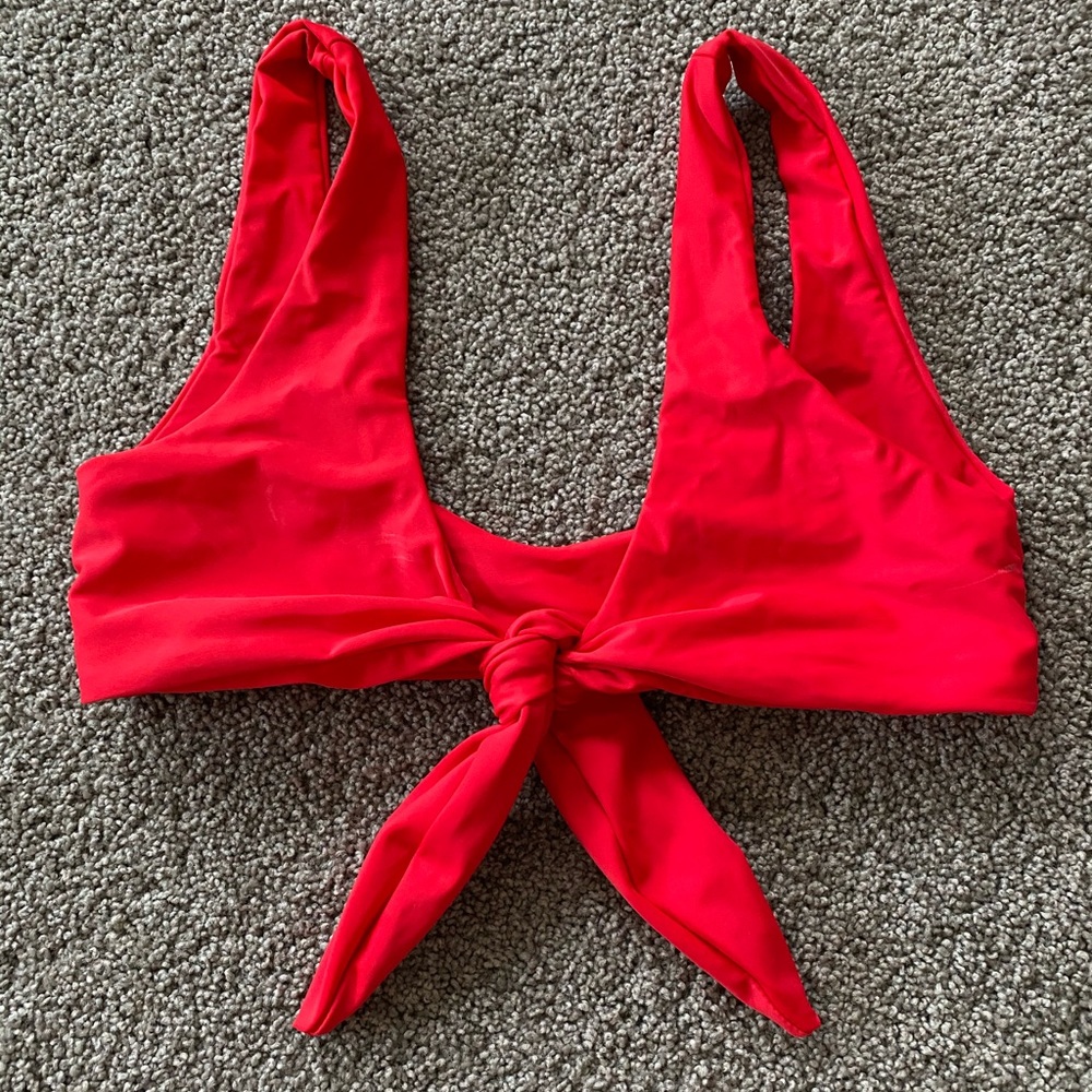 Tie Front Bikini Top